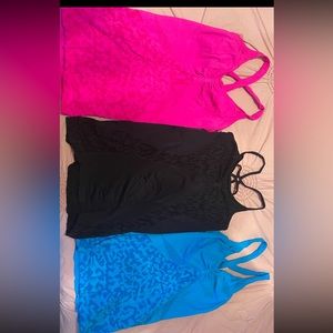 Three workout tops